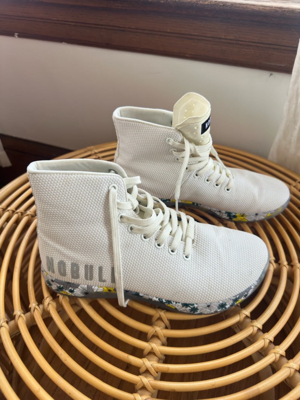 NOBULL White High-Top Training Shoes
